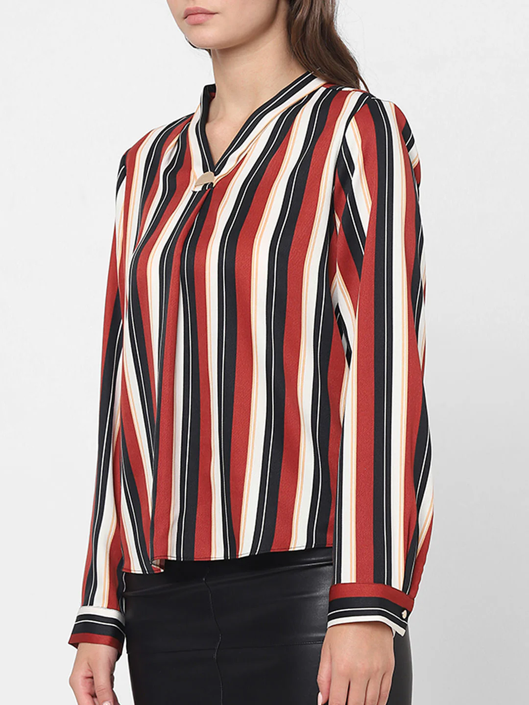 Brown Striped Top - Image 6