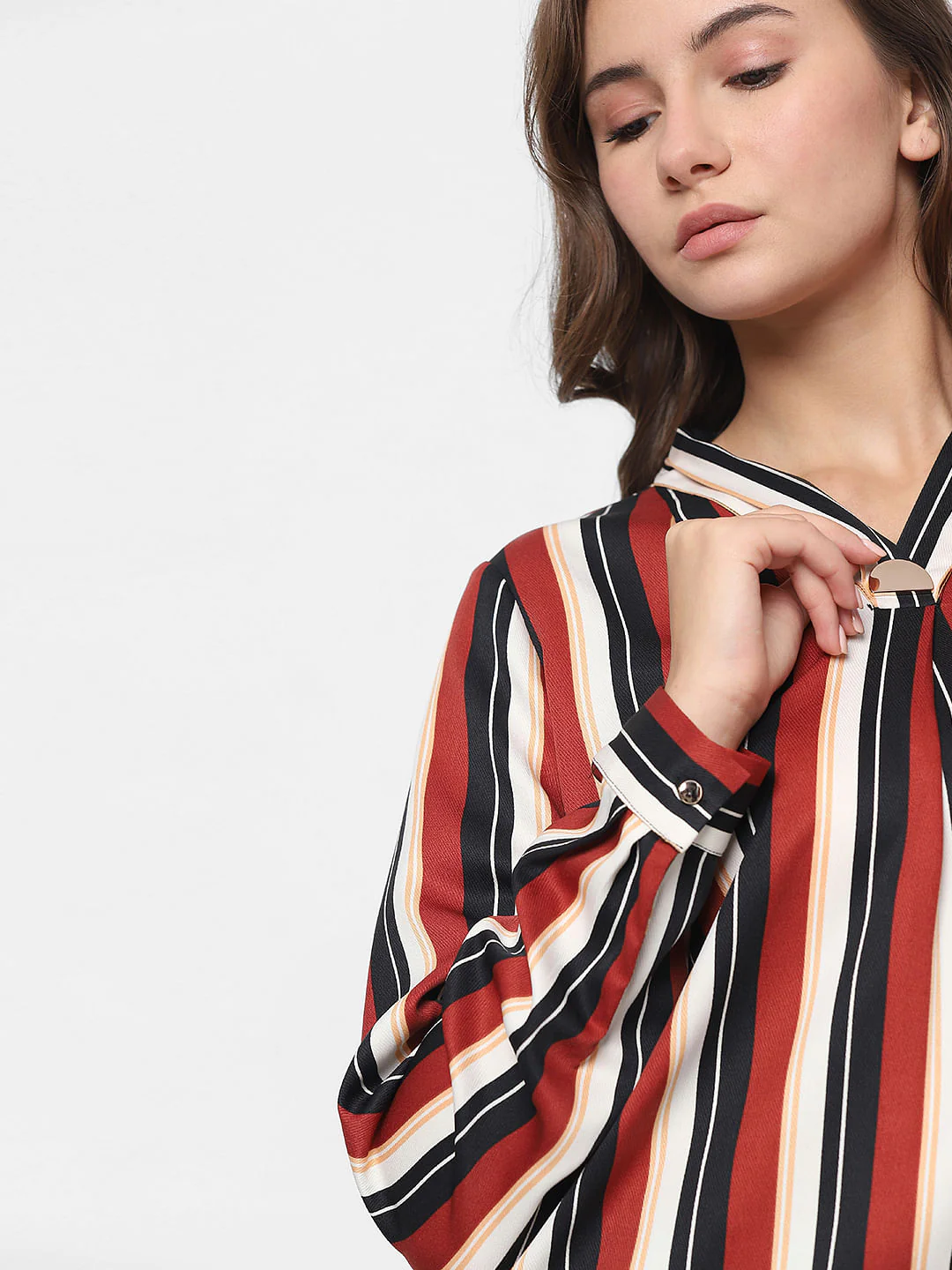 Brown Striped Top - Image 8