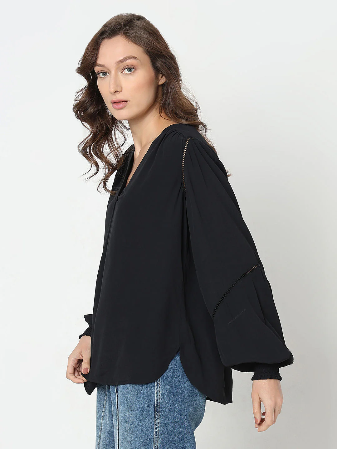 Black Full Sleeves Top - Image 3