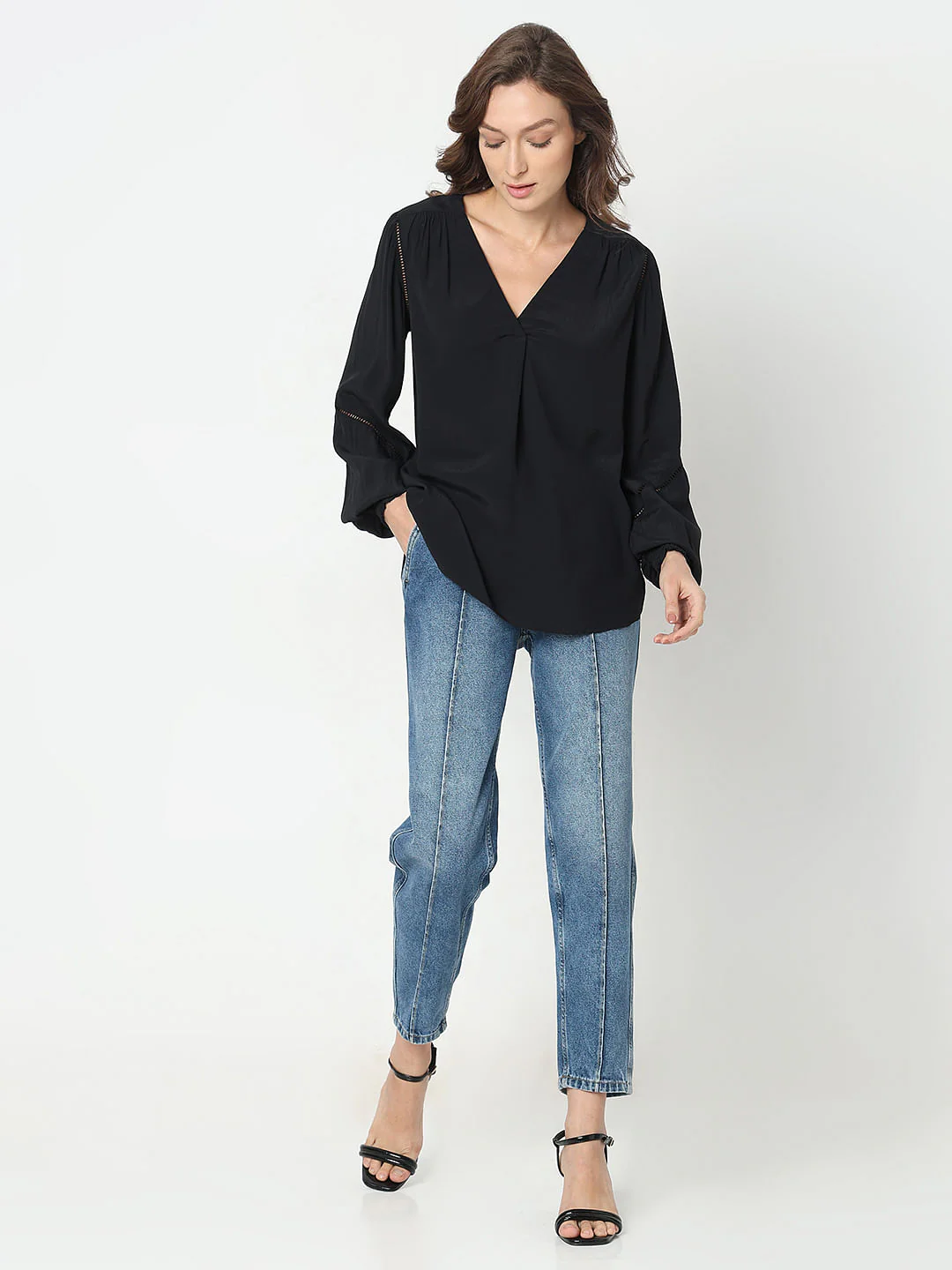 Black Full Sleeves Top - Image 5