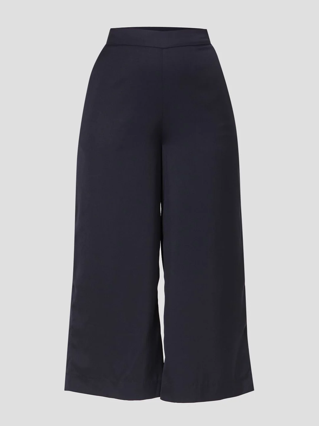 Navy Blue Mid Rise Co-Ord Set Culottes - Image 7