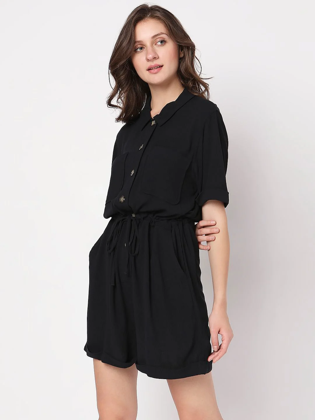 Black Playsuit - Image 3