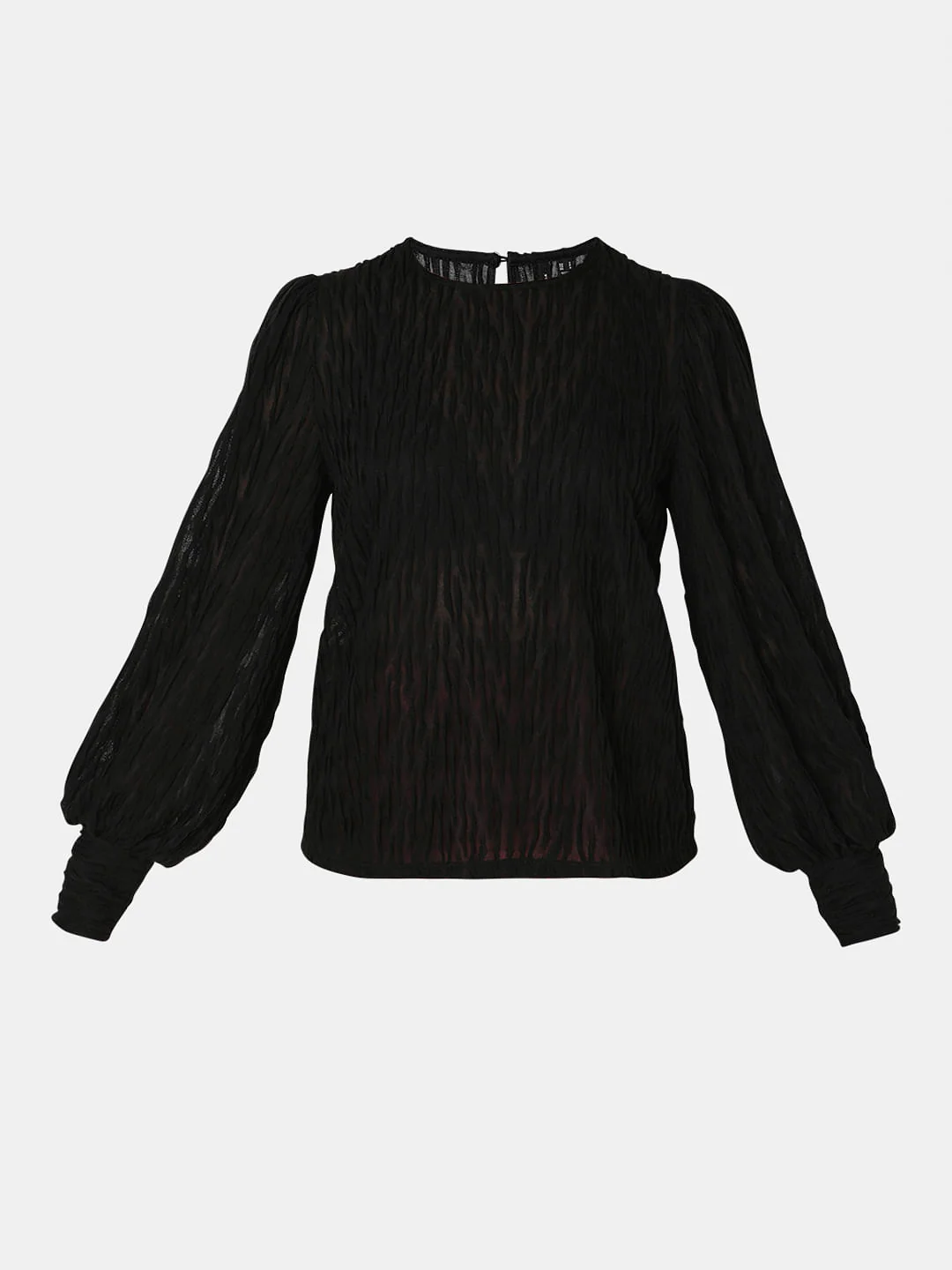Black Textured Top - Image 7