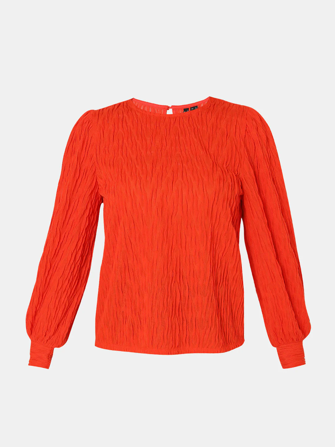 Orange Textured Top - Image 7