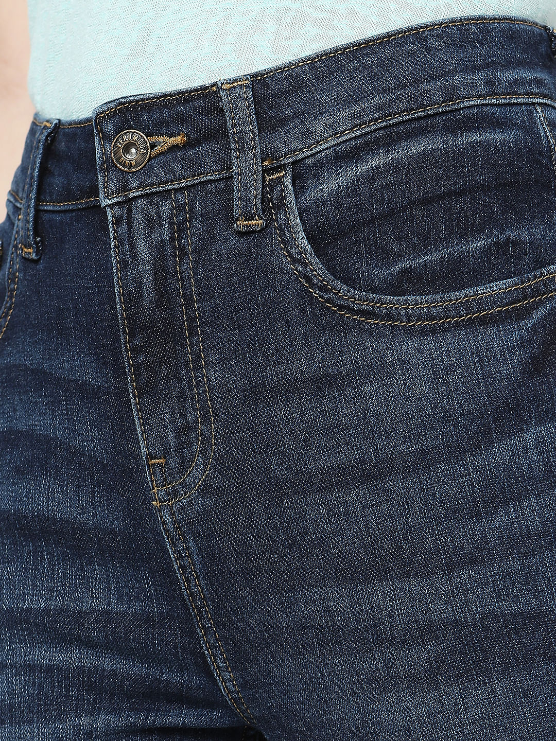 Blue High Rise Pushup Wendy Skinny Jeans - Image 8
