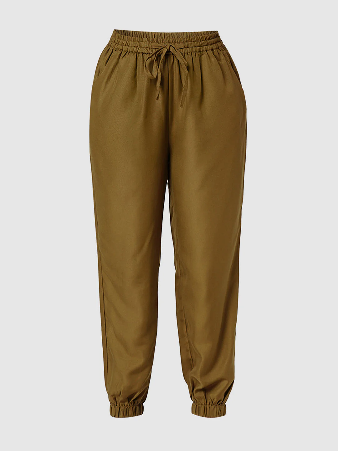 I.Scenery By Vero Moda Green High Rise Pants - Image 7