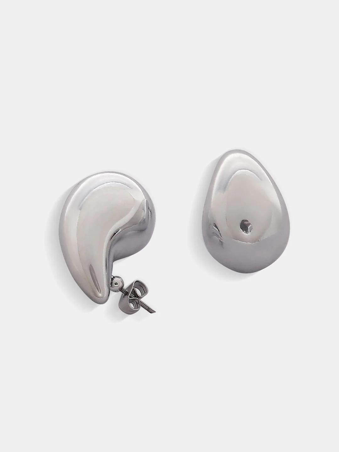 Silver Teardrop Earrings - Image 4