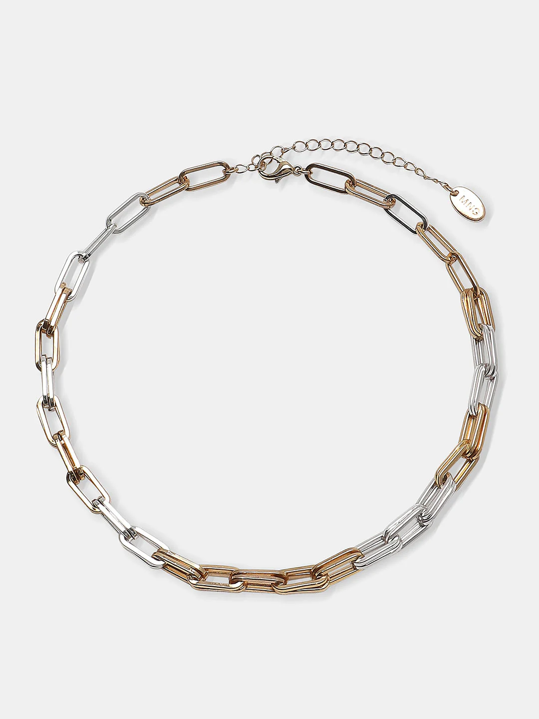 Gold & Silver Chain Necklace - Image 2