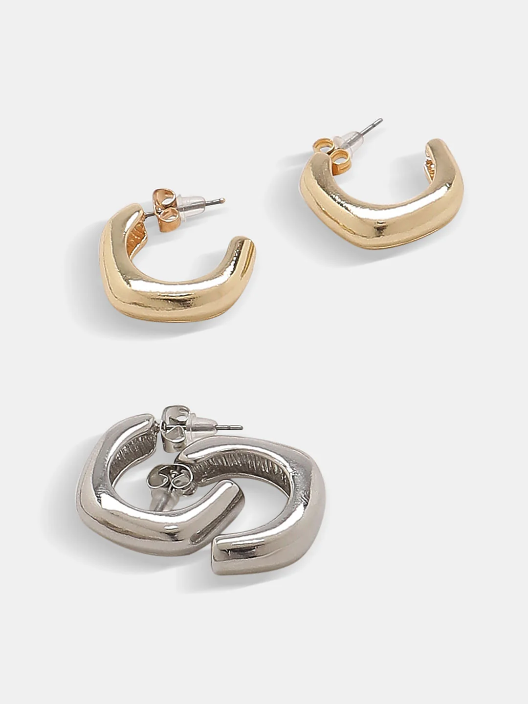 Pack Of 2 Open Hoops - Image 4
