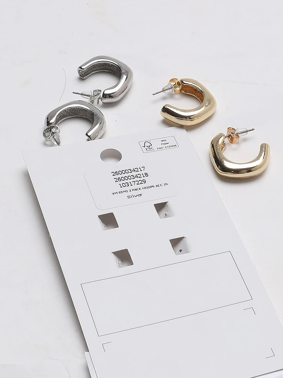 Pack Of 2 Open Hoops - Image 5