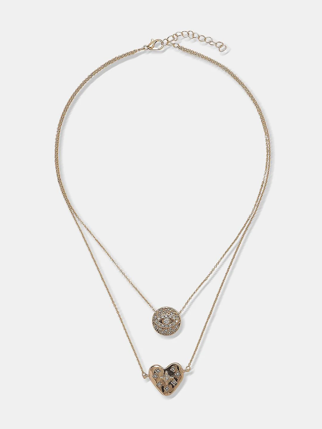 Golden Heart Pendant Necklace - Image 2