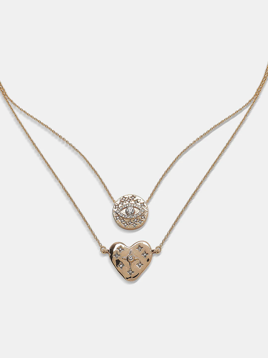 Golden Heart Pendant Necklace - Image 3