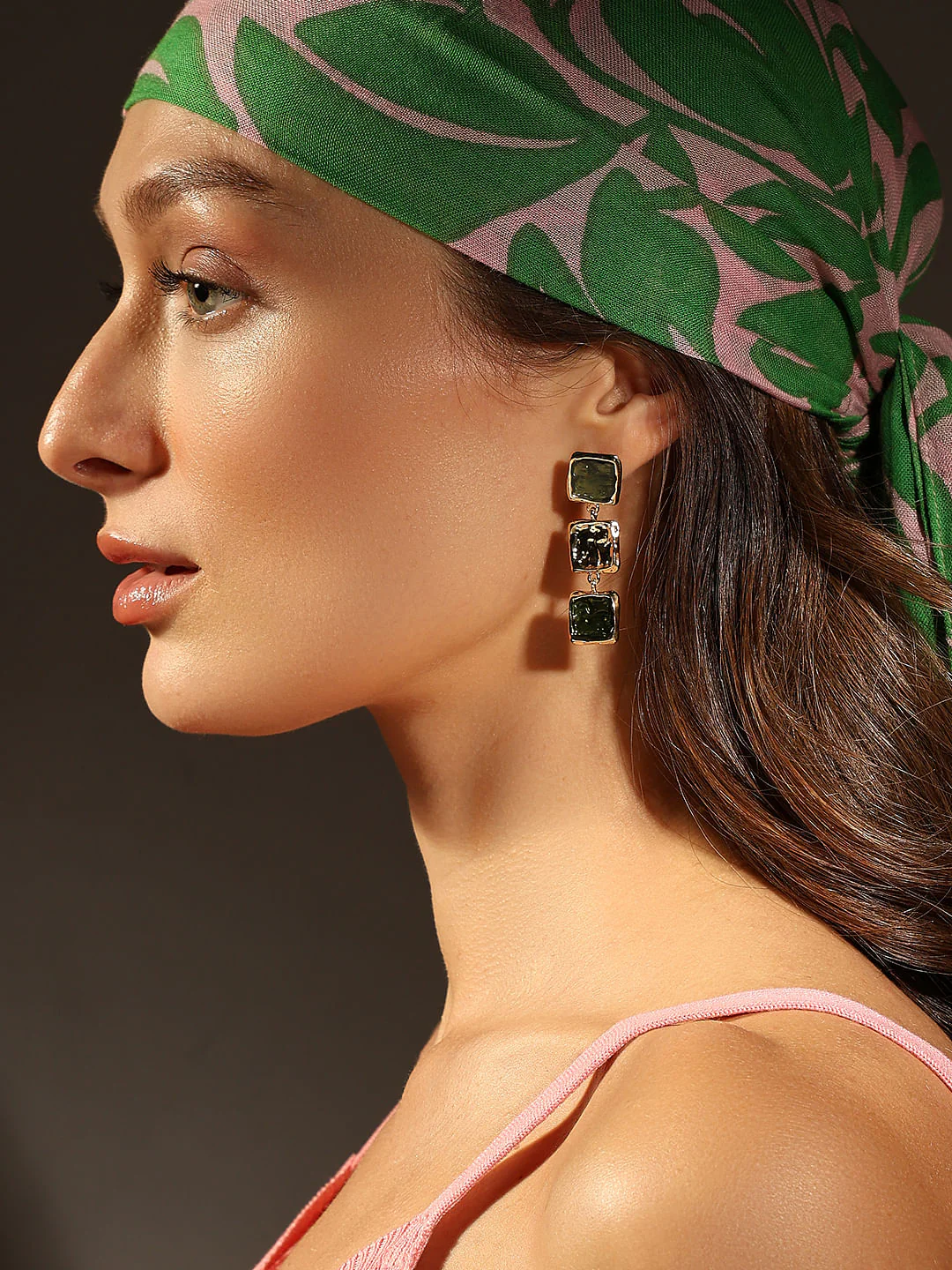Golden Long Dangler Earrings