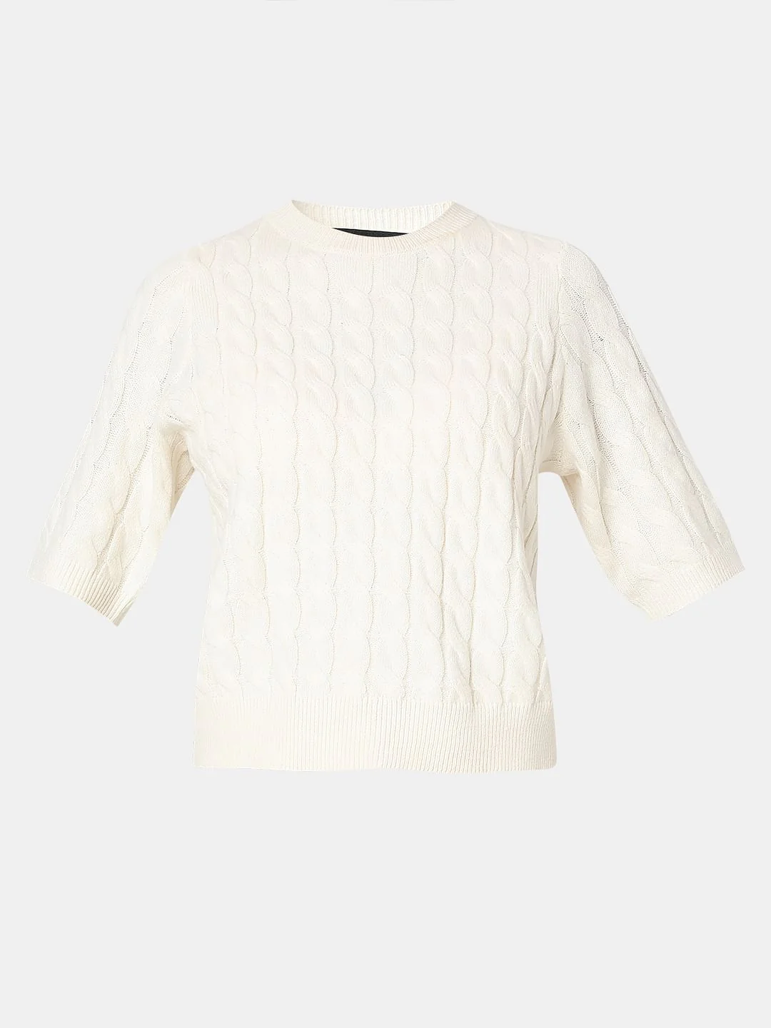 Ecru Recycled Polyester Pullover - Image 7