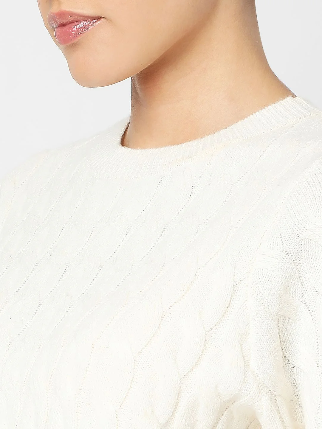 Ecru Recycled Polyester Pullover - Image 8
