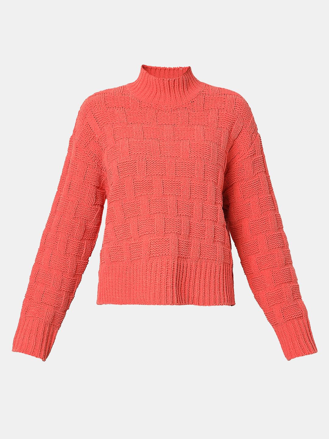 Pink High Neck Pullover - Image 7