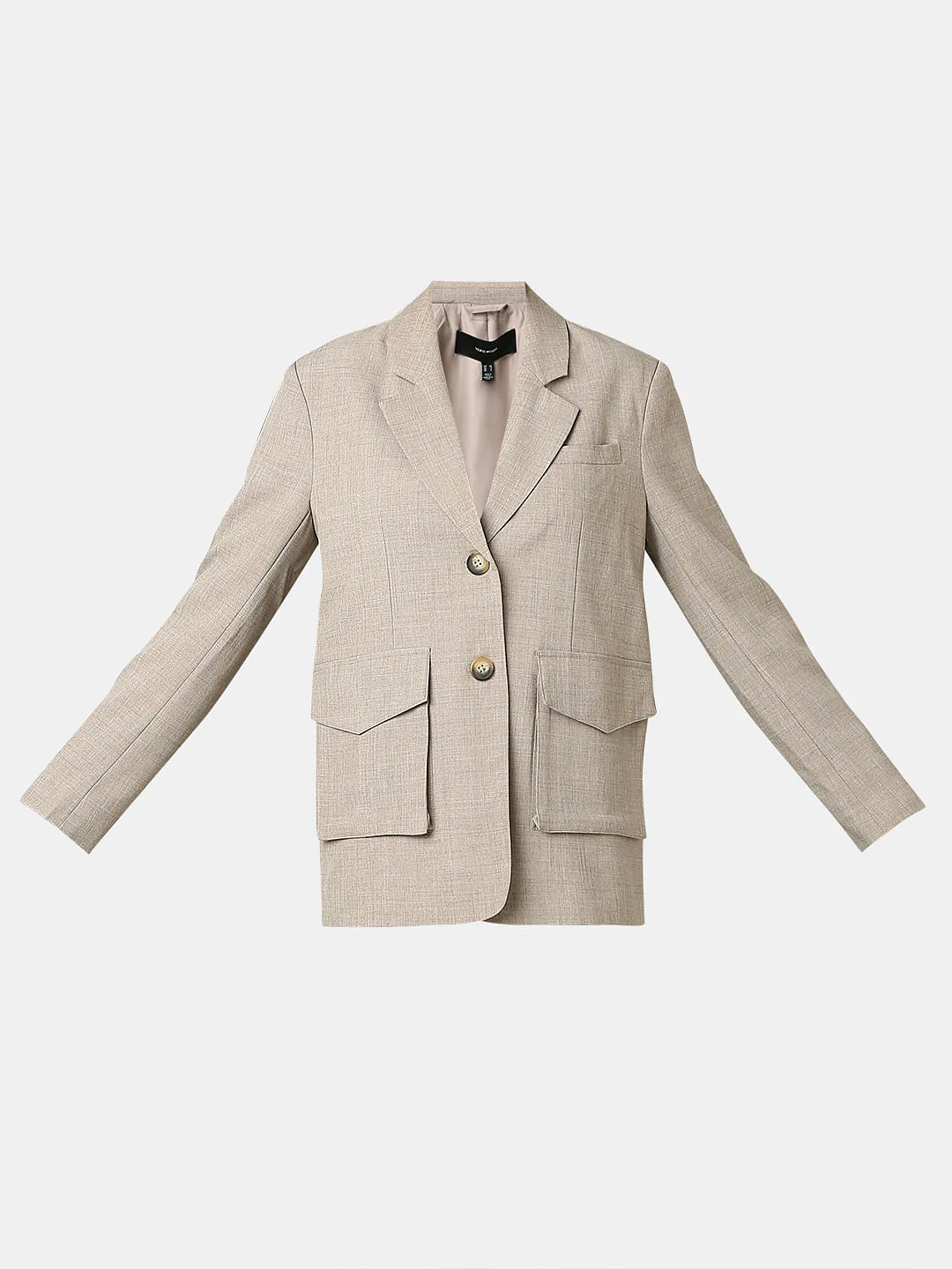 Taupe Grey Co-Ord Set Blazer - Image 7