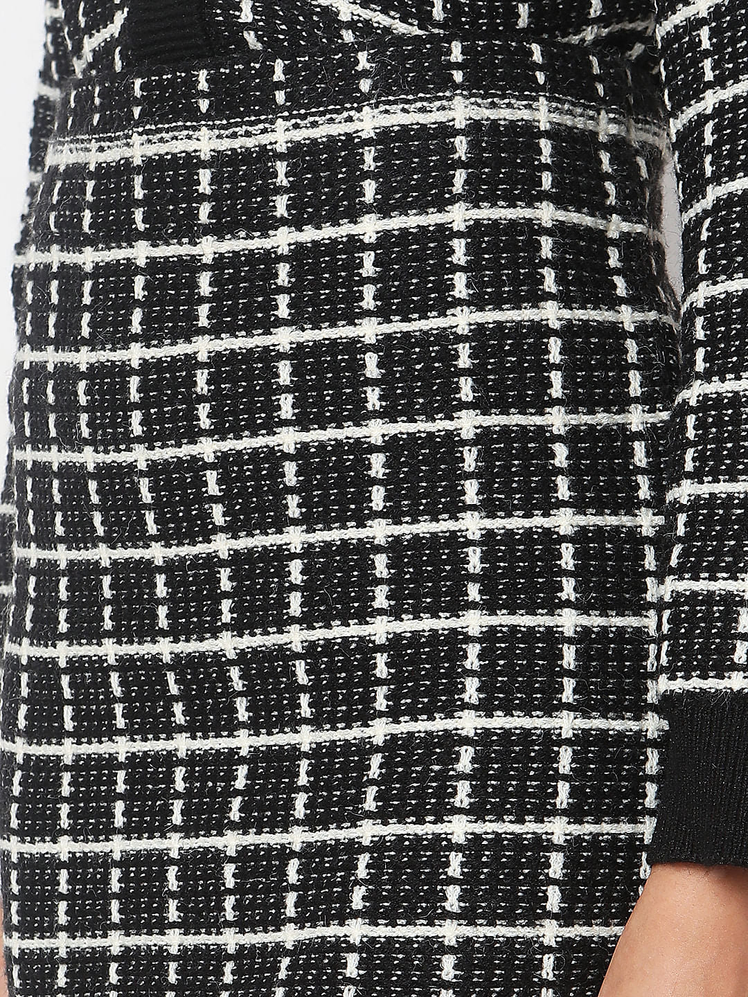 Black Jacquard Mini Skirt - Image 8