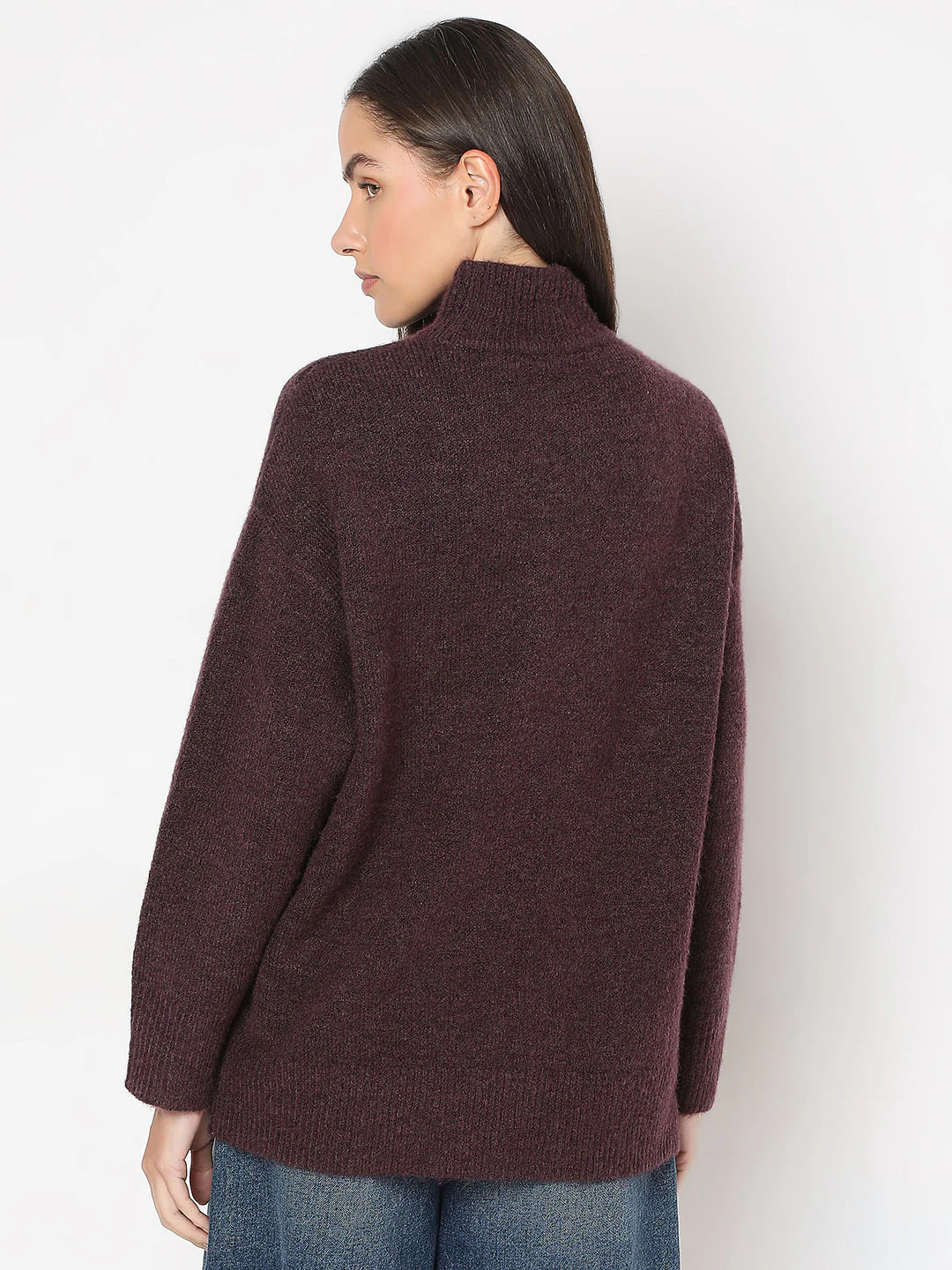 Purple High-Neck Pullover - Image 4