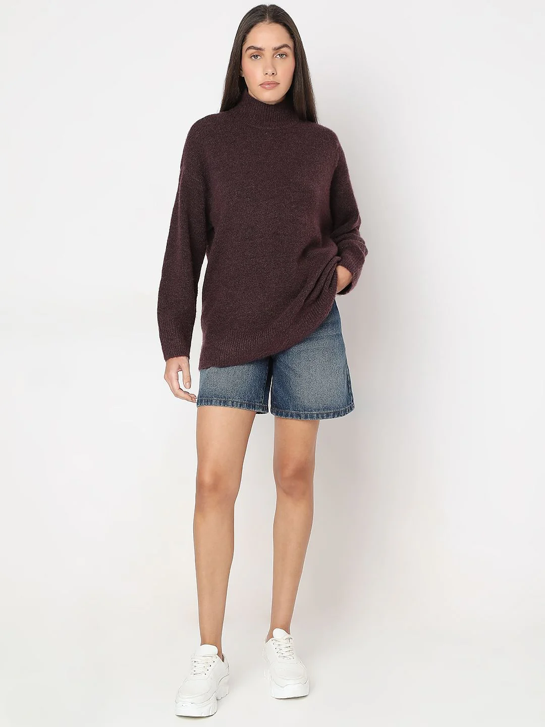 Purple High-Neck Pullover - Image 5