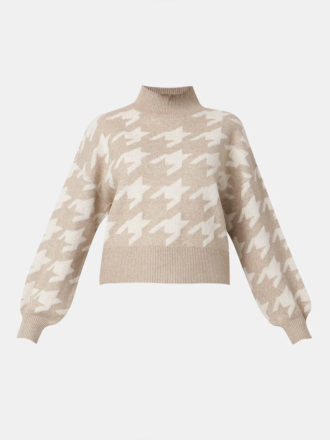 Beige Printed Pullover - Image 7