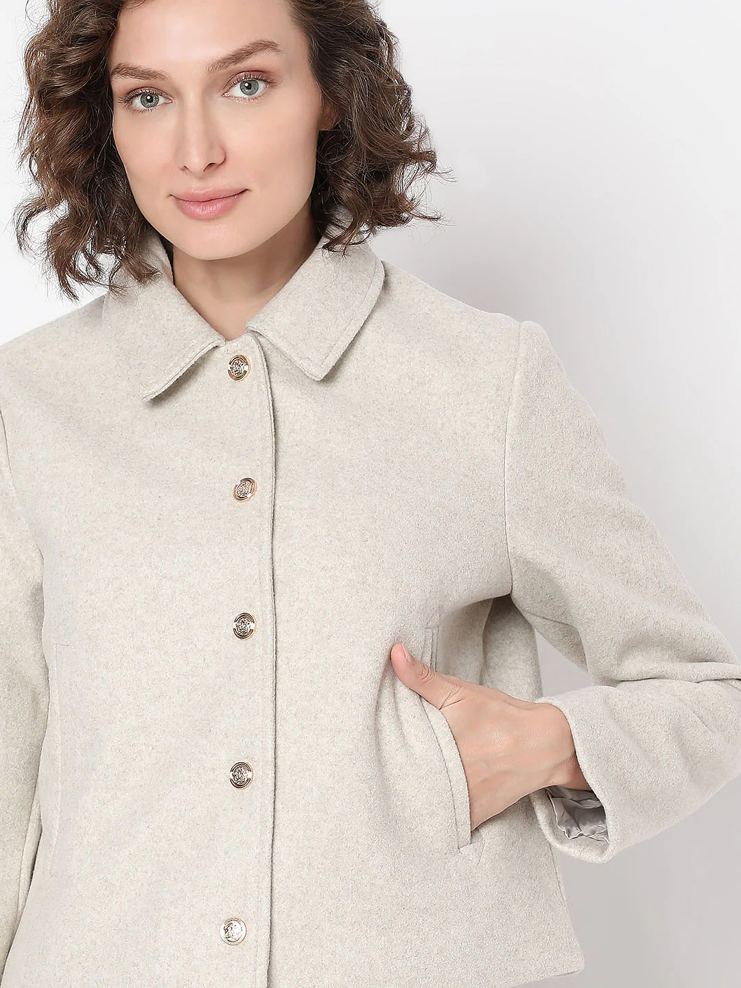Beige Short Jacket - Image 6