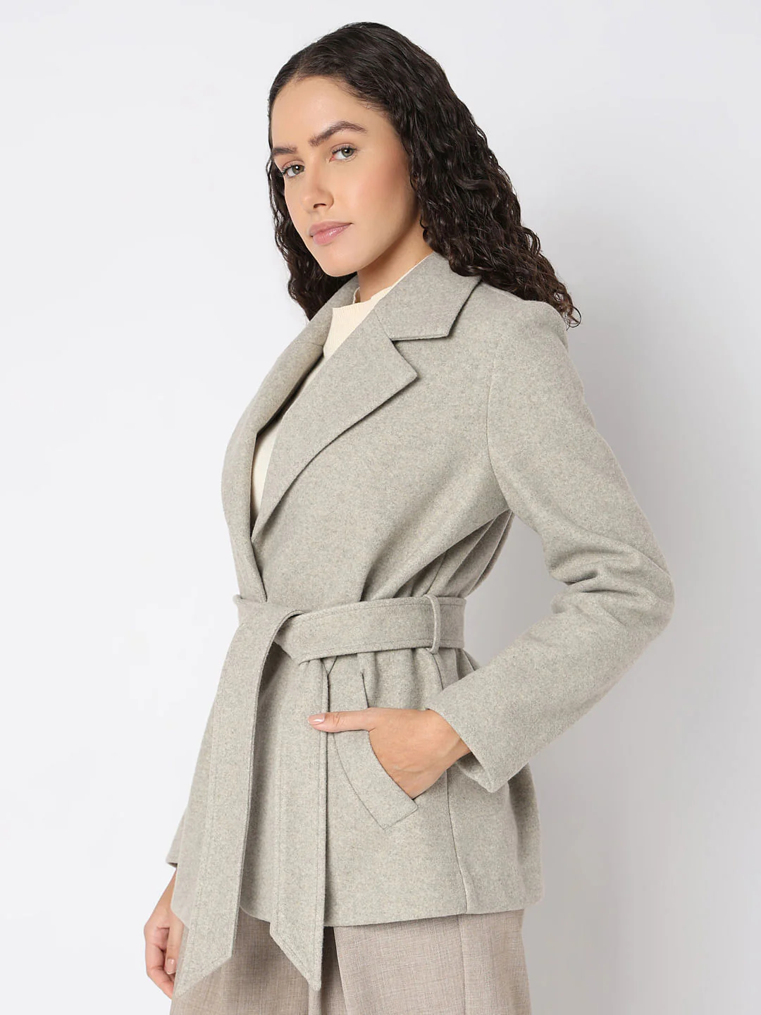 Beige Short Coat - Image 3