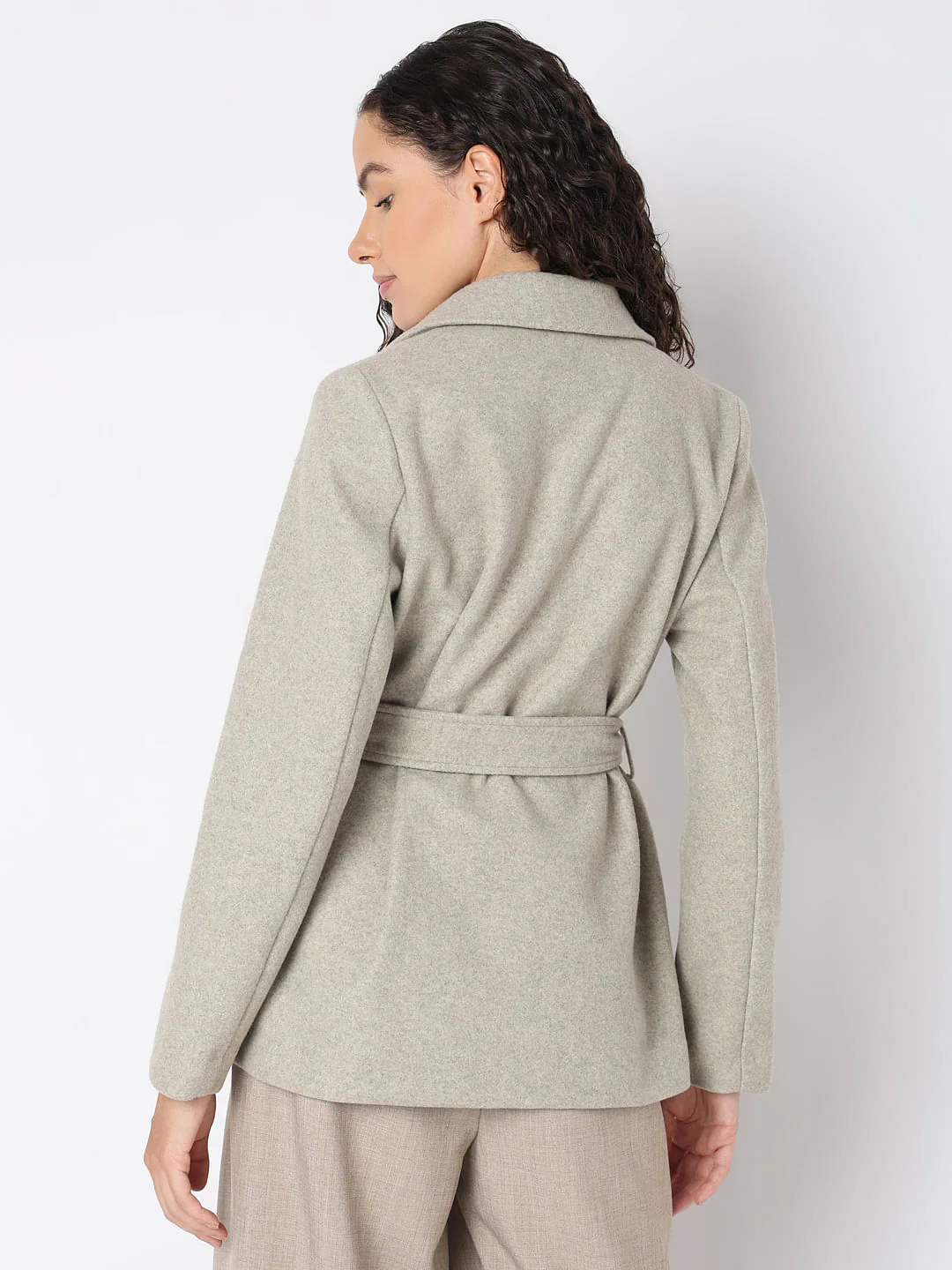 Beige Short Coat - Image 4