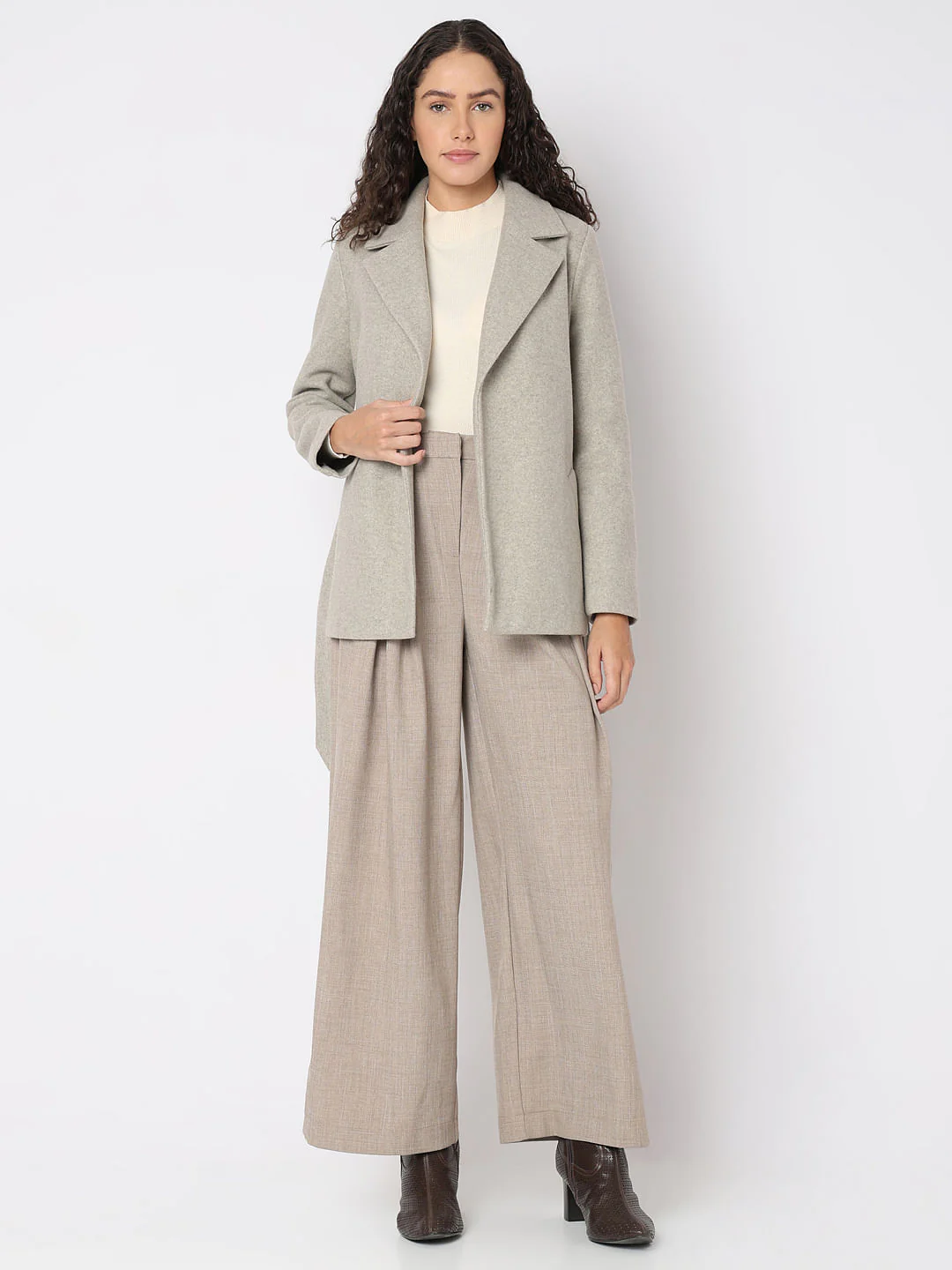 Beige Short Coat - Image 5