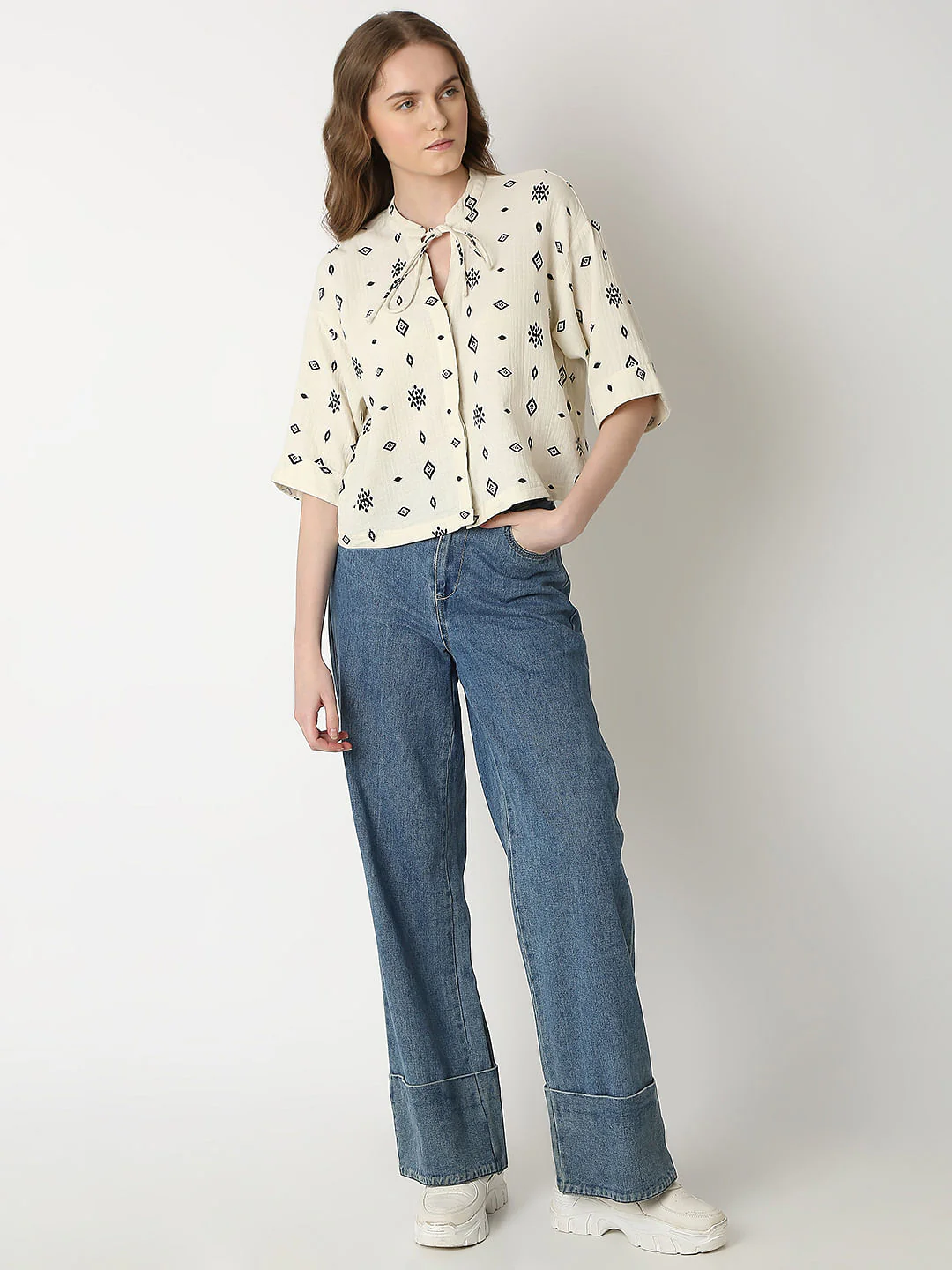 Off-White Printed Top - Image 5