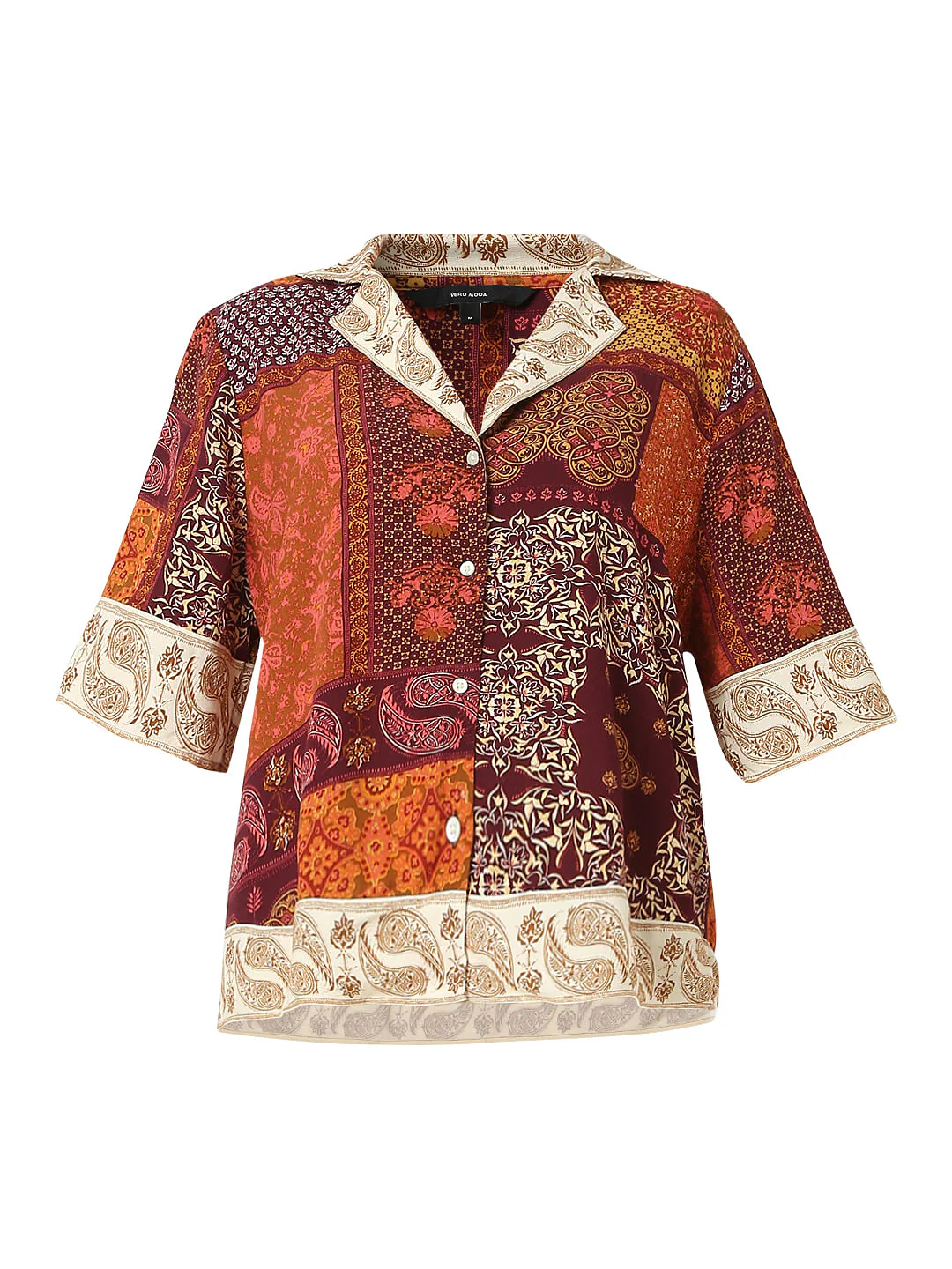 Orange Printed Shirt - Image 7