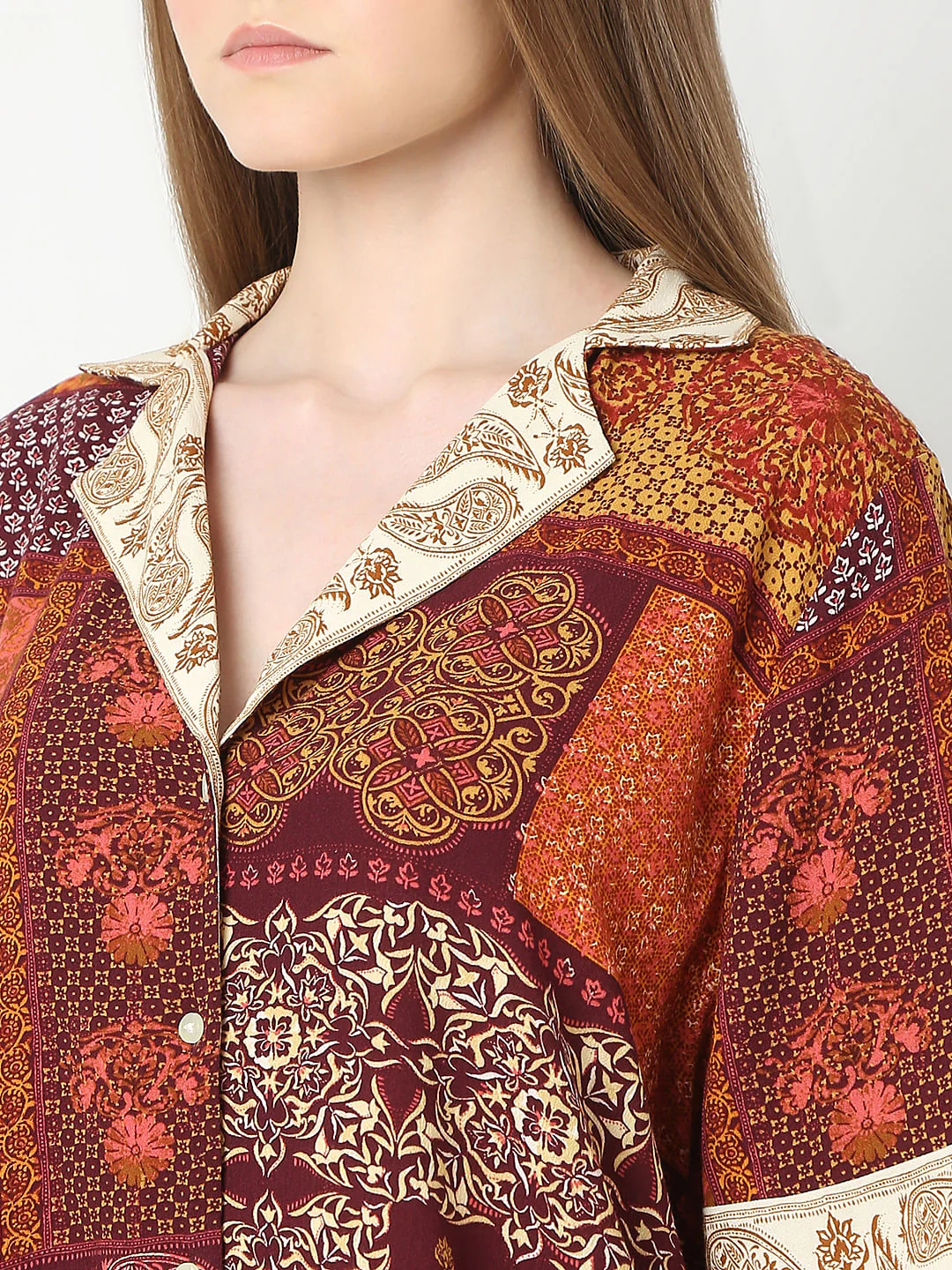 Orange Printed Shirt - Image 8