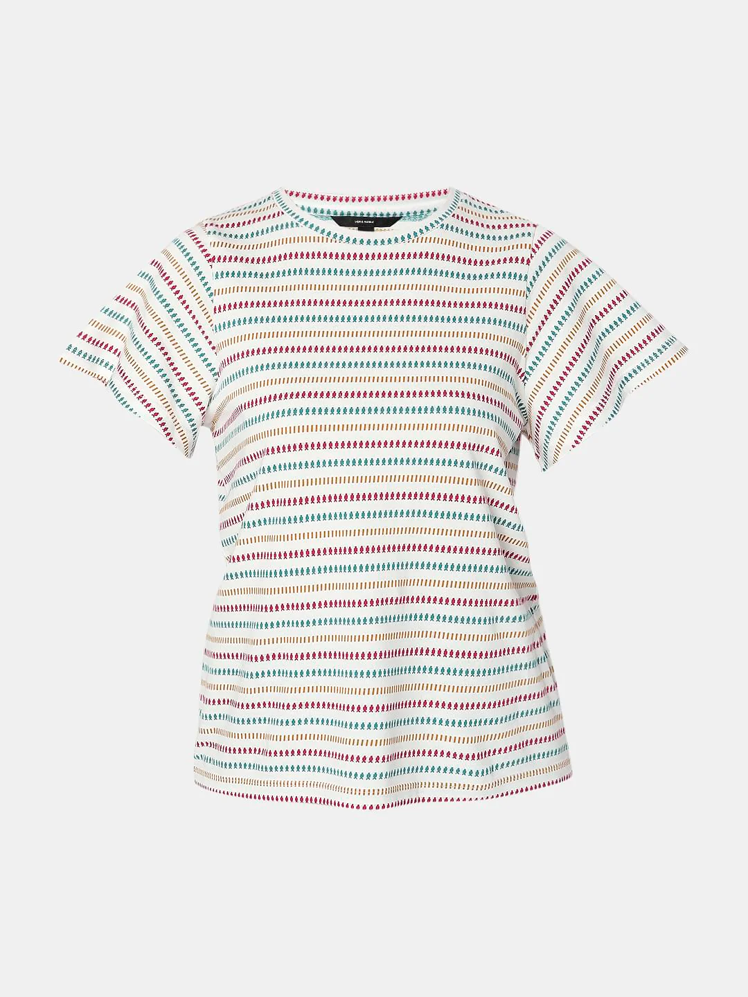 White Striped T-Shirt - Image 7
