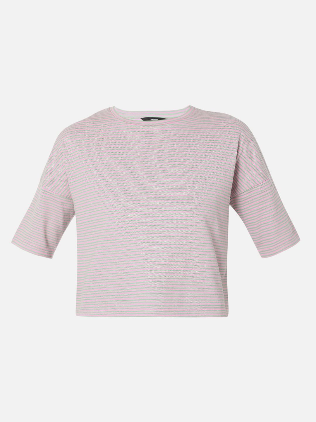 Pink Striped T-Shirt - Image 7