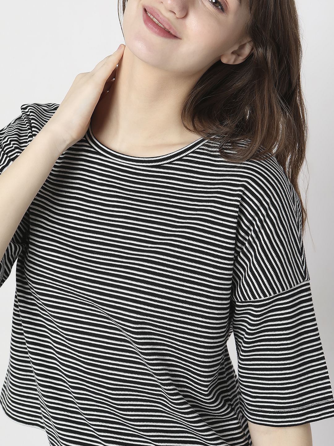 Black Striped T-Shirt - Image 6