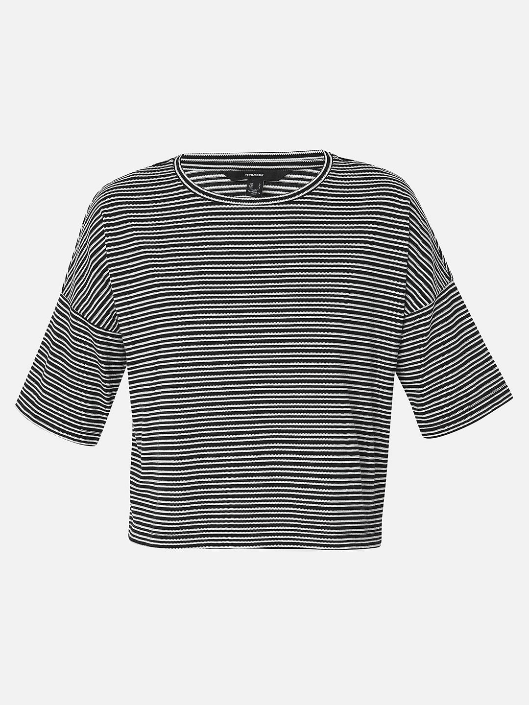Black Striped T-Shirt - Image 7