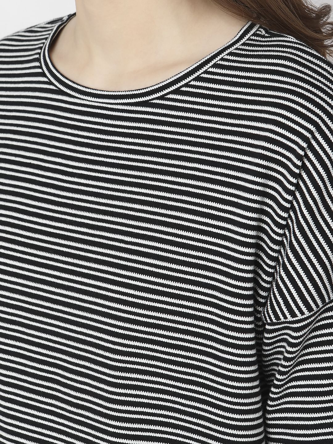 Black Striped T-Shirt - Image 8