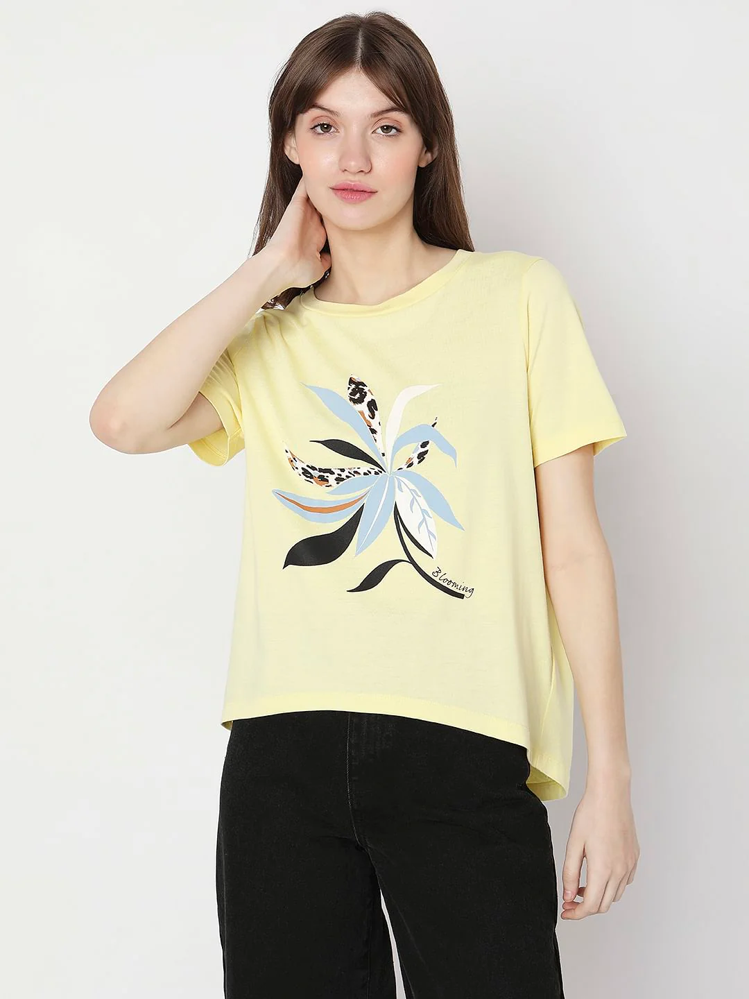 Yellow Floral T-Shirt - Image 2