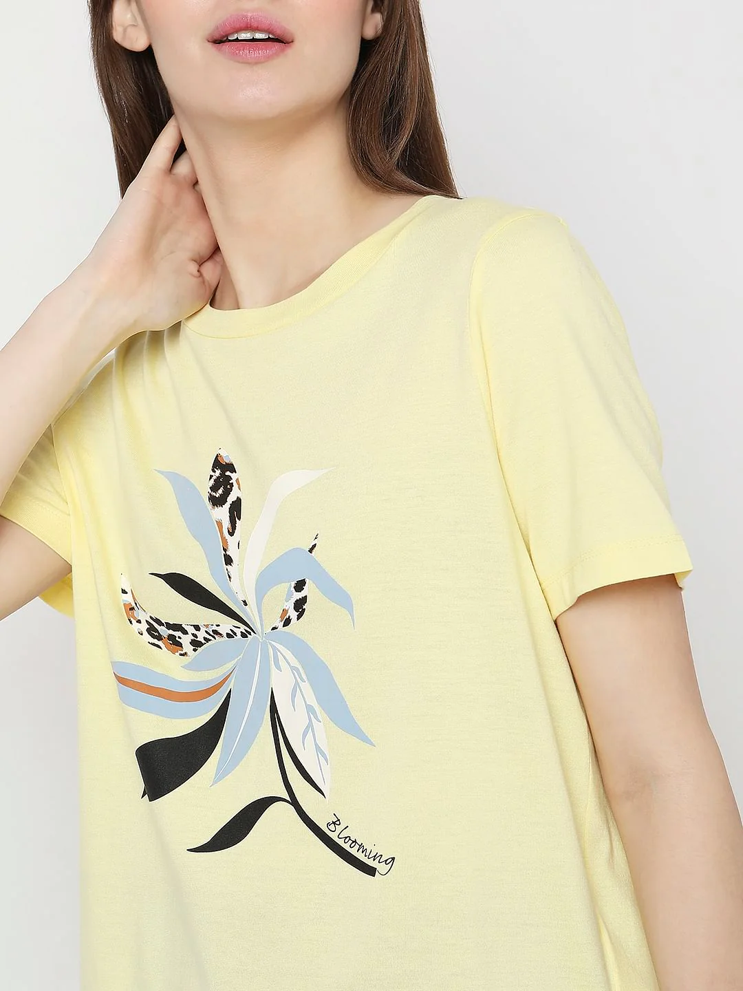 Yellow Floral T-Shirt - Image 6