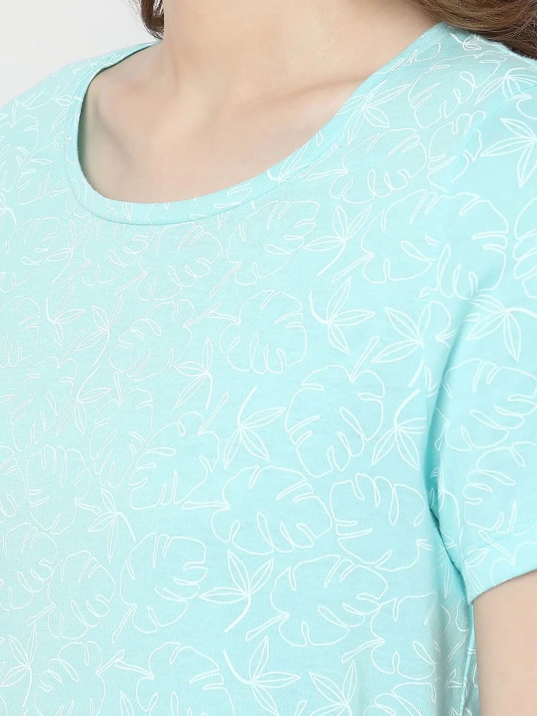 Blue Printed T-Shirt - Image 8