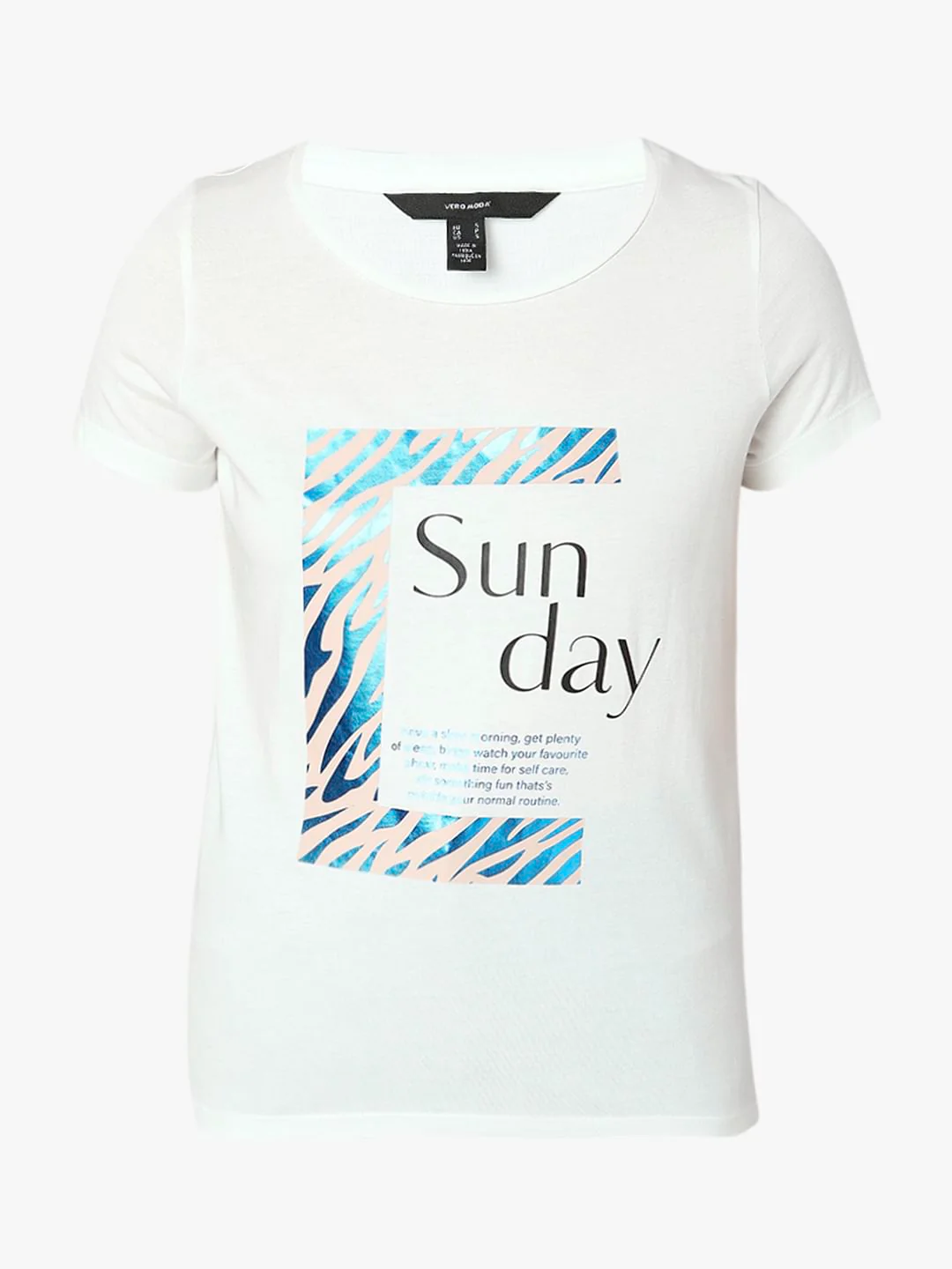 White Graphic Print T-Shirt - Image 7