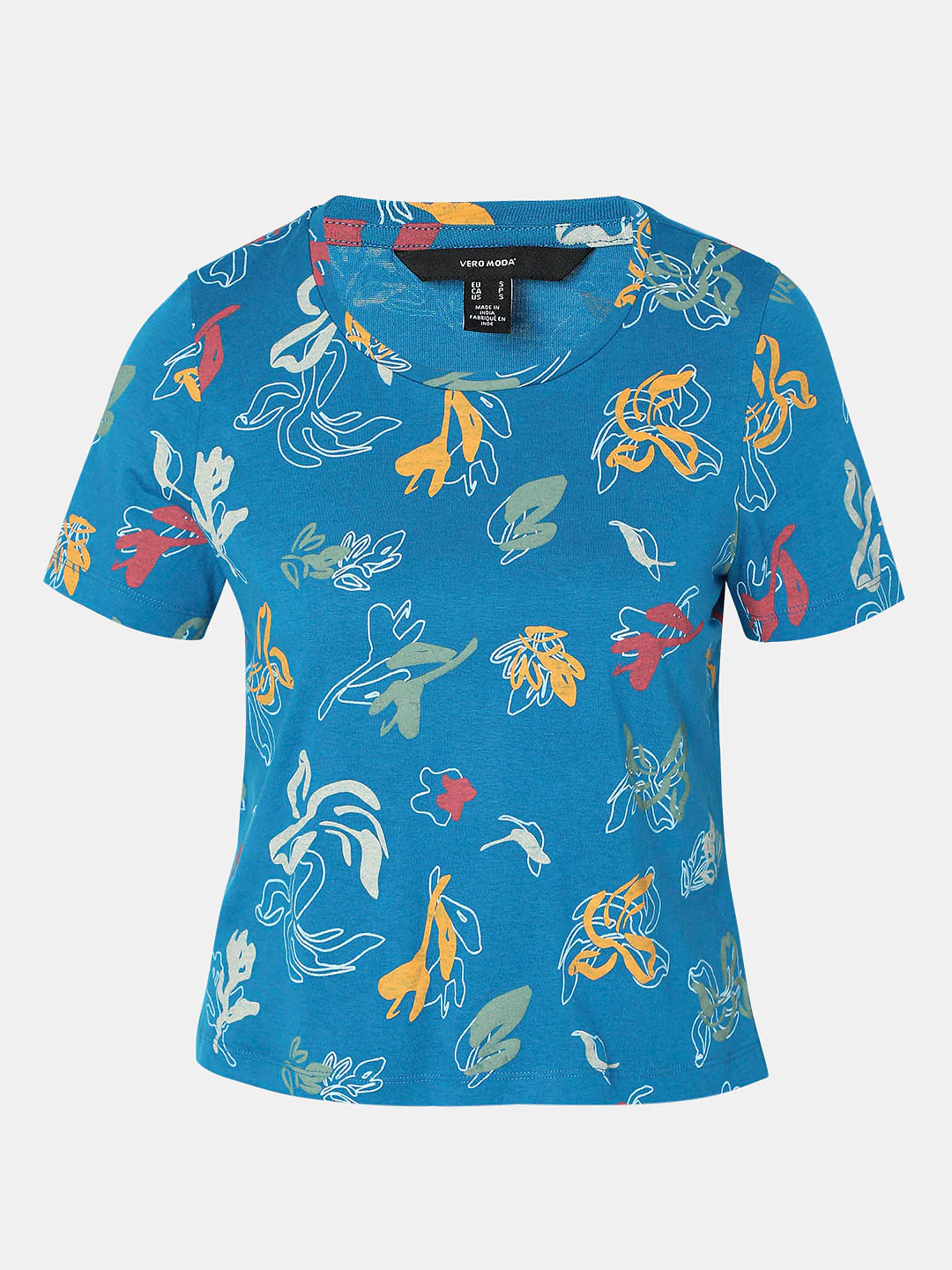 Blue Printed T-Shirt - Image 7