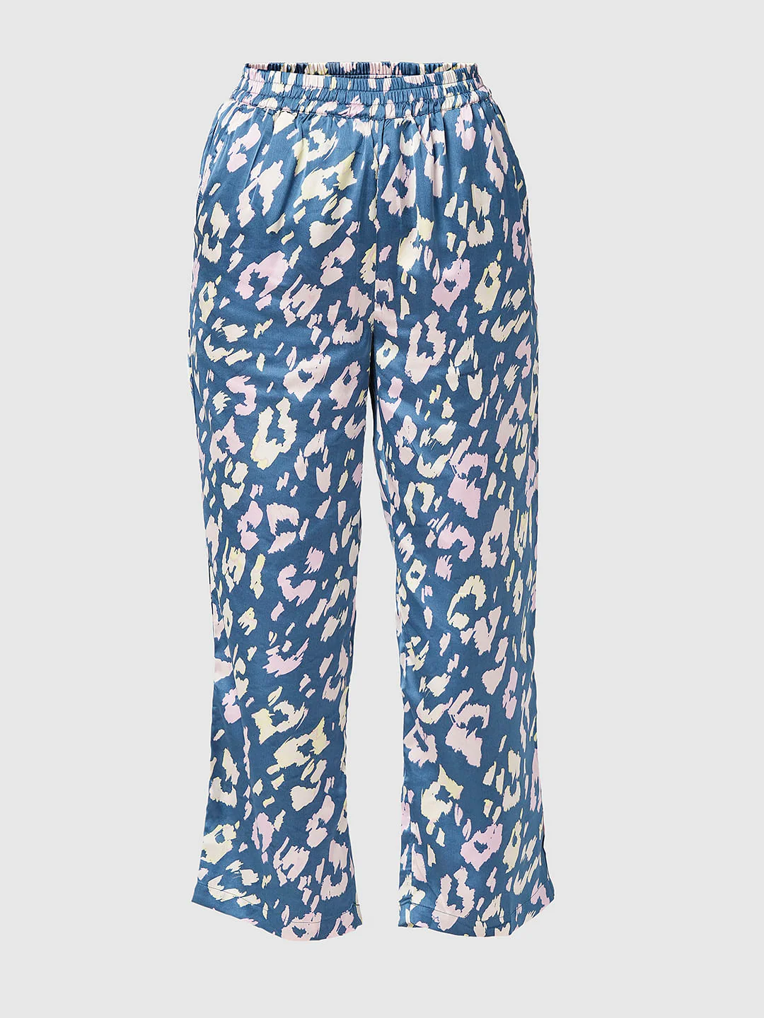 I.Scenery By Vero Moda Blue High Rise Printed Pants - Image 7