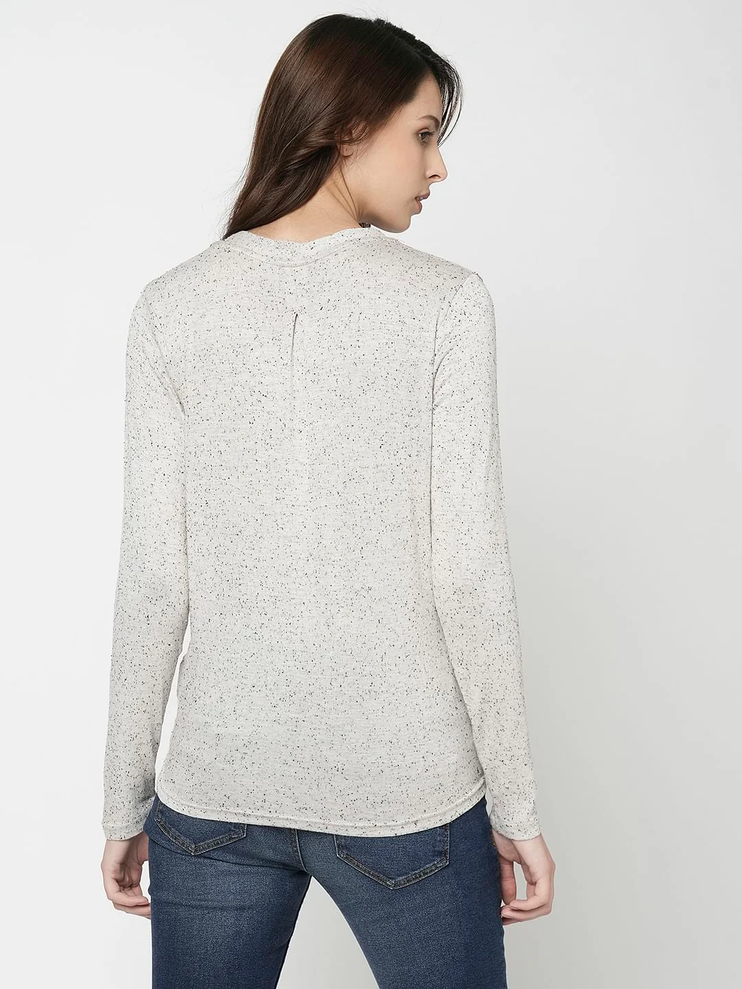 I.Scenery By Vero Moda White Printed Wrap Top - Image 4