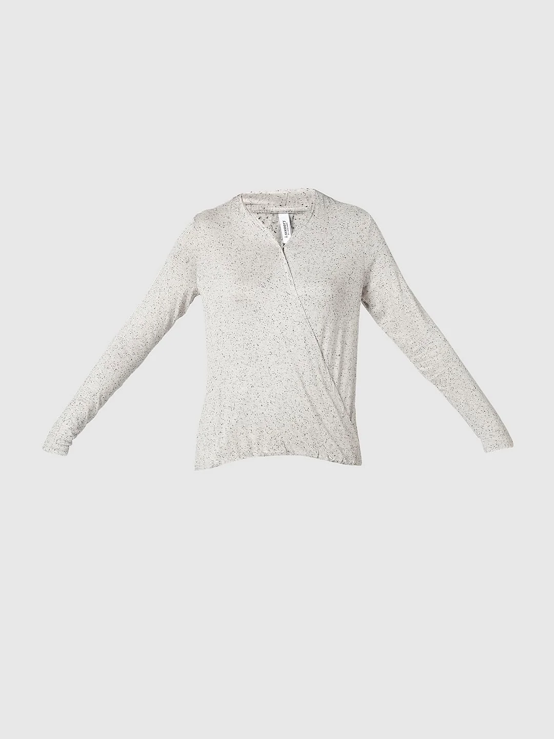 I.Scenery By Vero Moda White Printed Wrap Top - Image 7