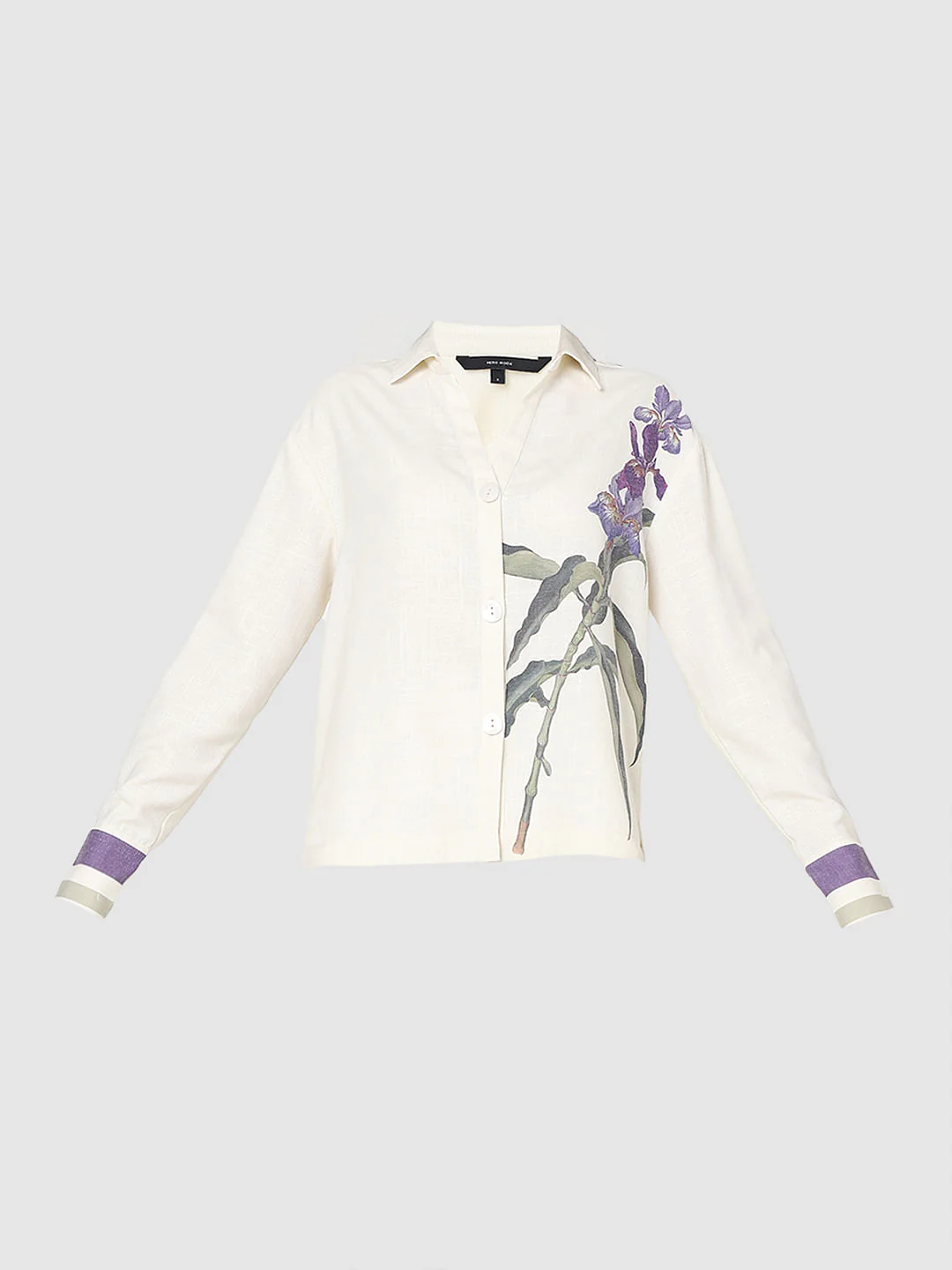 Off-White Floral Co-Ord Set Shirt - Image 7