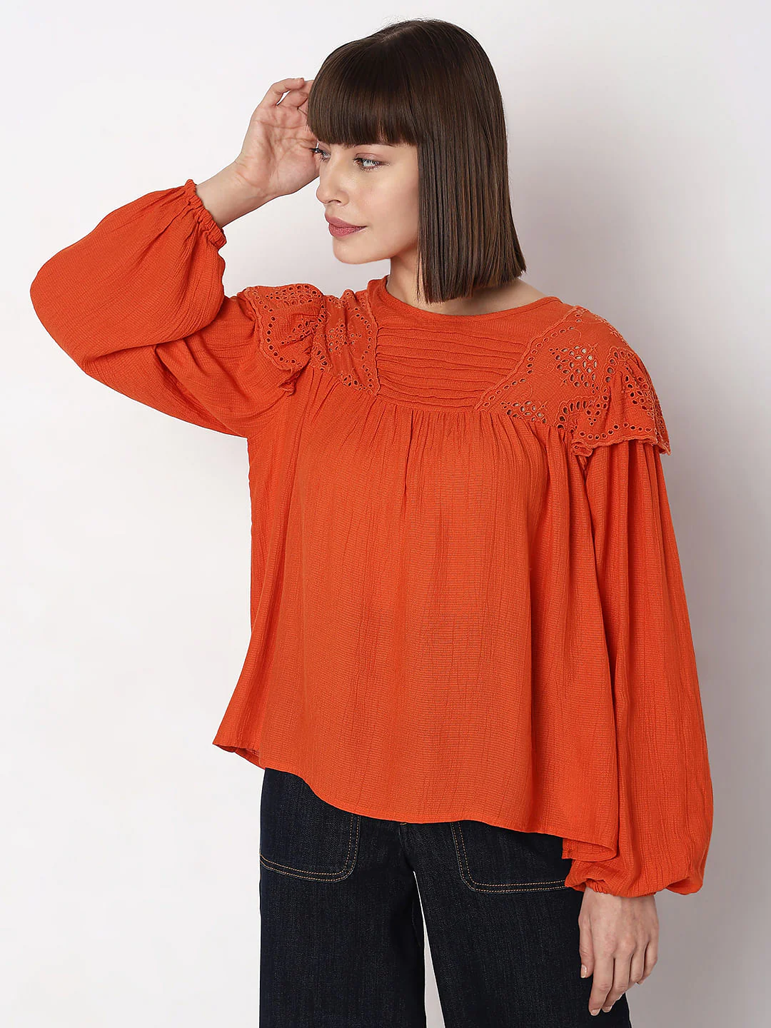 Rust Flared Top - Image 2