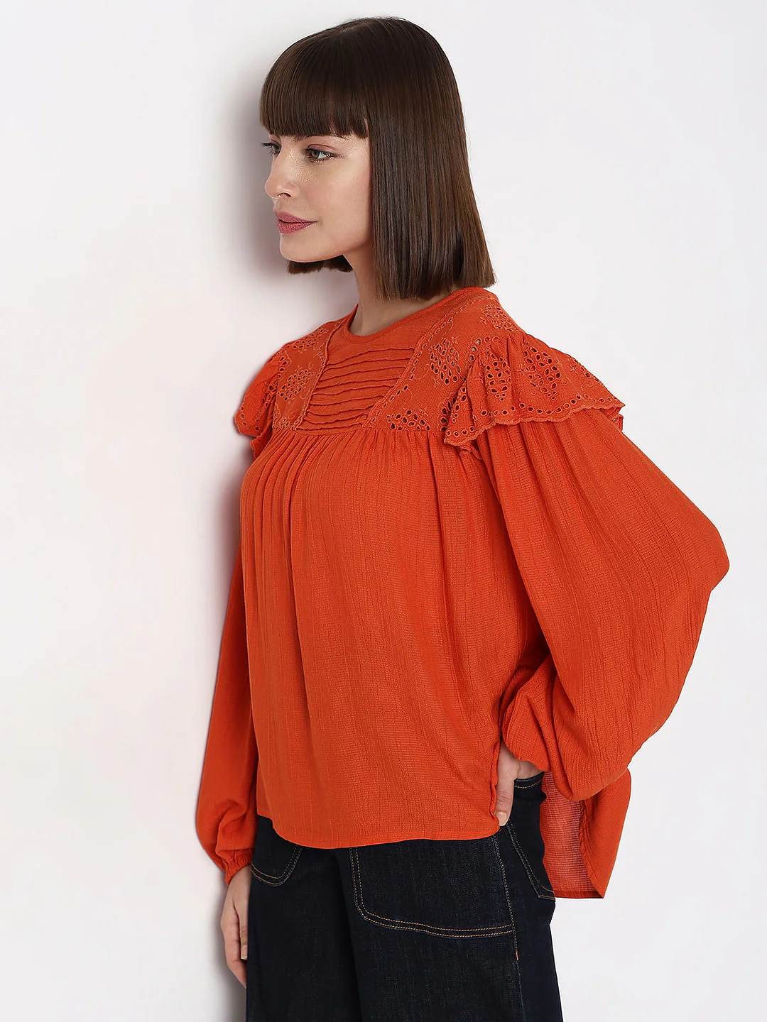 Rust Flared Top - Image 3