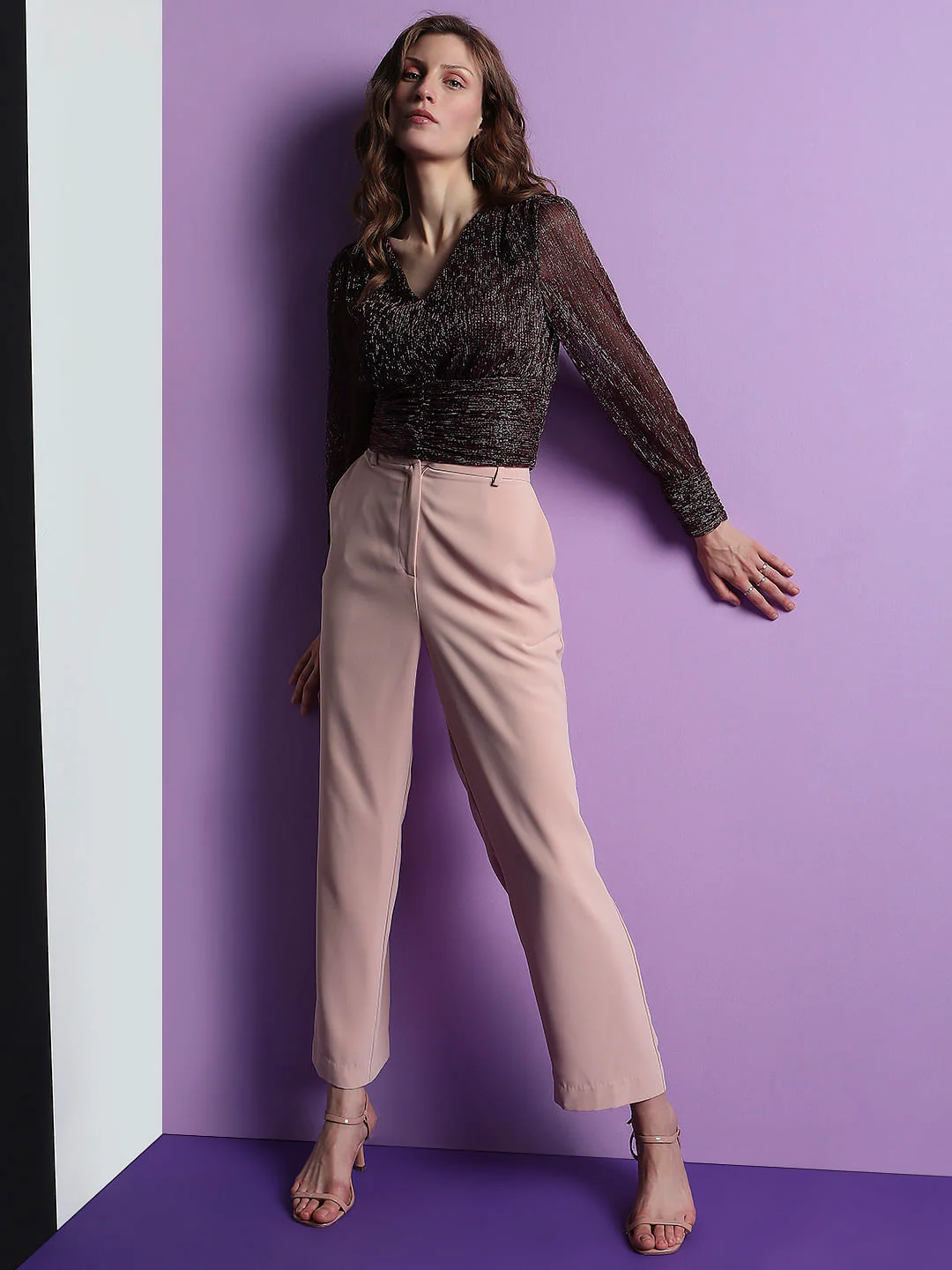 Marquee Purple Lurex Top - Image 6