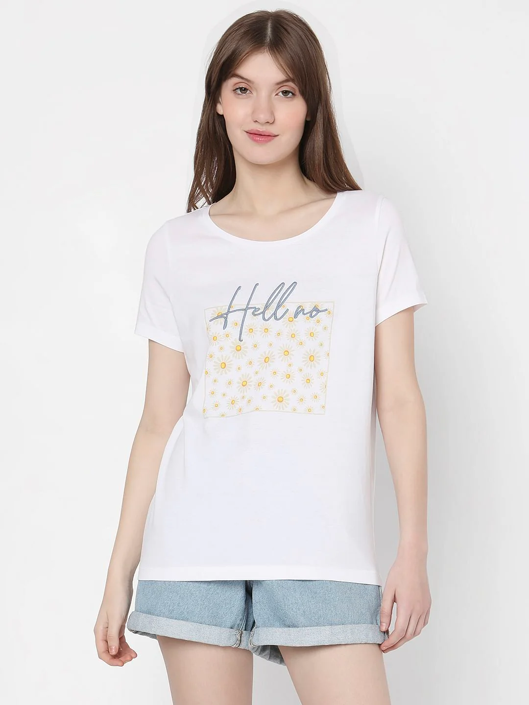 White Graphic Print T-Shirt - Image 2
